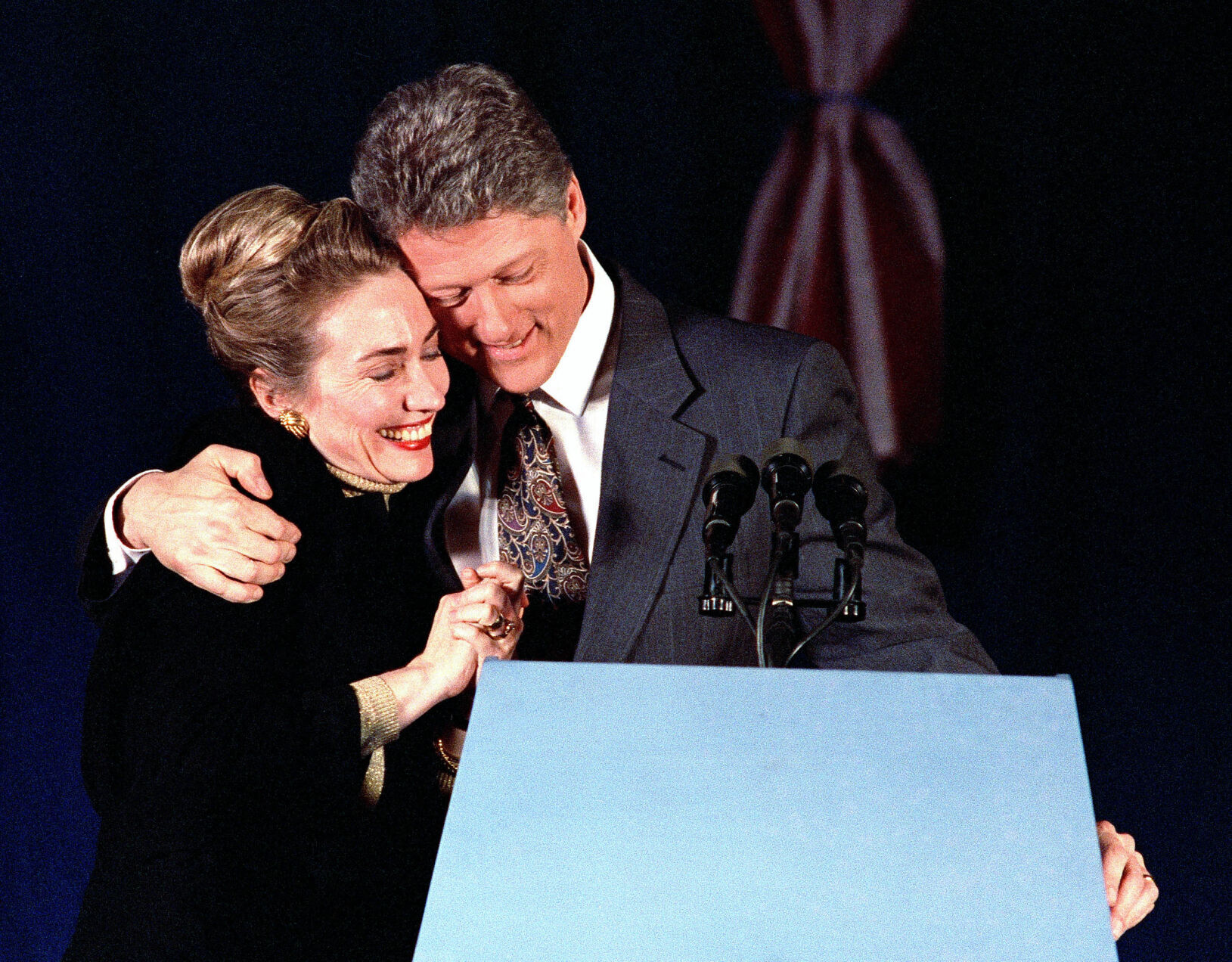 1992: Calls himself "Comeback Kid" after second-place finish in New Hampshire primary